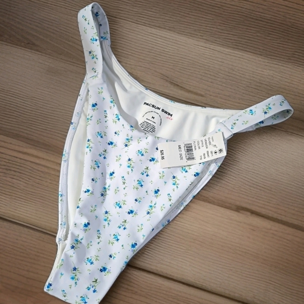 ☕️PACSUN SWIM BOTTOMS SWIMWEAR BATHING SUIT BOTTOM NWT SIZE MEDIUM